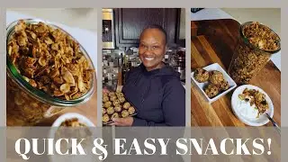 2 HIGH PROTEIN SNACKS | GRAB AND GO | CHANNEL CHIT CHAT