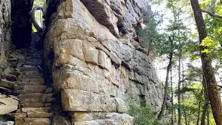 Stone Door TN state park stairway descent &ldquo;walkthrough&rdquo; #tnaroundme #hiking #ASMR