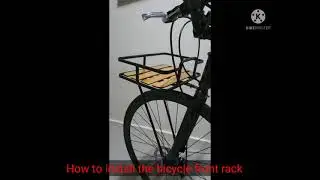 How To Install The Bicycle Front Rack | Wbstorein
