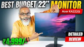 ₹4,999/- 🔥 Best Budget 22 Monitor 🔥 Acer KA222Q ⚡ Unboxing & Review