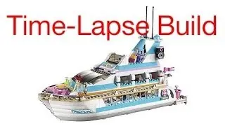 Time-Lapse Build of Lego set #41015 Dolphin Cruiser