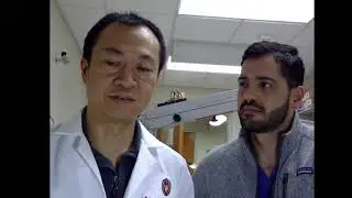 UW Madison PRS PGY 4  resident Luis Alamo practice with Weifeng