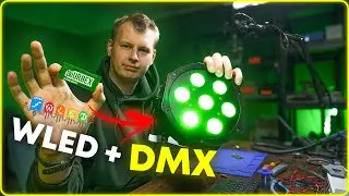 PRZERABIAM REFLEKTOR PAR NA WIFI - DMX i WLED | Projekt Piwnica