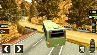 Offroad Army Bus Driving Simulator 2021 || Uphill Army Bus Driving Android Gameplay 💥💥