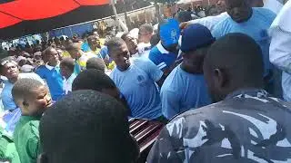 Enterrement de Papa v&eacute;n&eacute;rable supr&ecirc;me &eacute;vang&eacute;liste woli Dansou Robert Chef Zone C Seme Podji