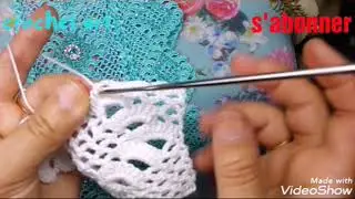 شرح مبسط لزواقة الموديل ألاسباني# للمبتدئات في فن الكروشي الجزء التاني