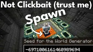 Beating Minecraft without Moving (Real Seed)