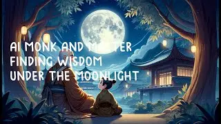 Unlocking Serenity: Wisdom from a Moonlit Temple | AI Monk's Journey to Inner Peace | MindfulMirth