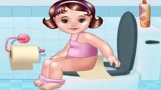 Baby Care Toilet, Bath, Feed, Dress Up & Bed Time Play Fun Baby Games