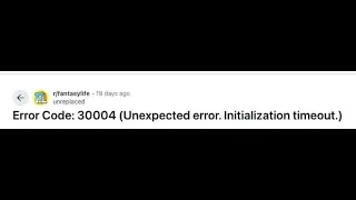 How To Fix Fantasy Life Error Code 30004?