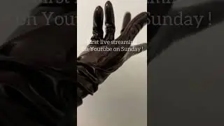 Youtube First Live streaming by Gloves Art! #gloves #glovessounds # #handmovements #グローブ