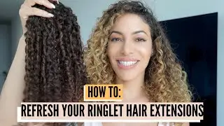How to Refresh Your Ringlet Hair Extensions | Bebonia Curly Clip-In Hair Extensions