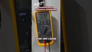 Testing a 0-10VDC to 4-20mA transducer in a control panel ⚡️ #electricalengineering #automation