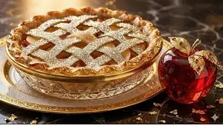 I Made America&rsquo;s Classic Apple Pie Entirely from Glass 🤯 ASMR Cooking Illusion