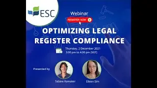 Webinar: Optimizing Legal Register Compliance