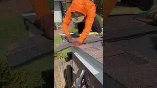 How to cut edge of shingles roof 6/23/25