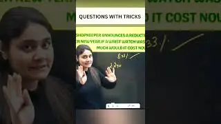Important Questions with tricks#CAT#Quants#aptitude#percentage#dreammaths