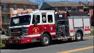 Baltimore County Fire Department Engine 14 Hazmat 114 Responding to assist the medical examiner