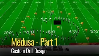 Marching Band Drill Design: Medusa Part 1 (Music by Randall Standridge)