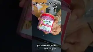 Pedicure&manicure salt #kaavaalaa #deadseasalt #seasalt #jailer #rajinikanth #anirudh #tammanah #new