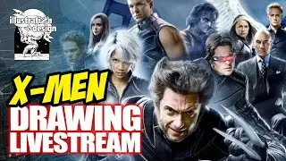 Sketching the X-Men LIVE... Comic Book Art Livestream!