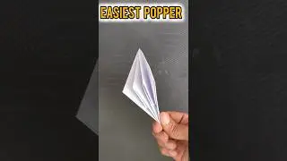 How to make EASY paper POPPER [origami banger, loud paper banger] #diy #poppercraft #origami