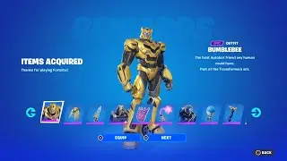 Redeeming Transformers Pack in Fortnite