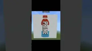 Minecraft pixel art of prime drink 🤑 #minecraft #shorts #viral