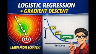 Train Logistic Regression from Scratch | Learn Gradient Descent for Sentiment Analysis