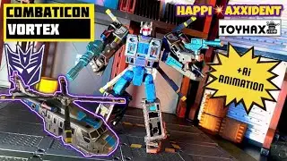 Transformers Age of the Primes VORTEX Review and TOYHAX Decals