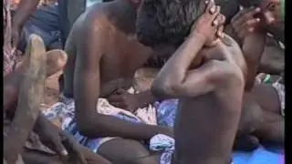 Start Aboriginal initiation ceremony in Borroloola, Australia