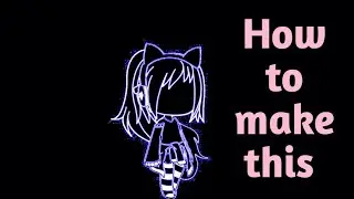 How to make the outlines of your OC glow||tutorial