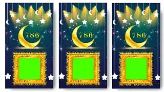 Eid Mubarak green screen Tamplate video | Eid Mubarak black screen Tamplate | Eid background video