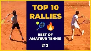 🎾 Amateur Tennis Highlights | 10 Great Tennis Rallies 🔥 #2 | NTRP 3.5 - 5.5
