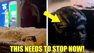 Хаос: африканского мигранта поймали спящим в мусорном баке!