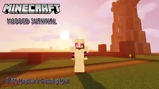 Minecraft Modded Survival | Ep: 7 | Watchtower Finishing, Landscaping, and Barn Building