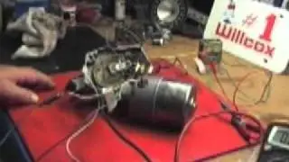 Willcox Corvette wire testing on a 1968 Wiper motor follow up!