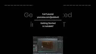 Getting started using InstaMAT for texturing 3D models #shorts