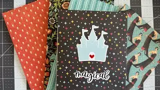 DIY Disney Themed Junk Journal Flip Through! 🏰 First Completed Journal + Echo Park Paper