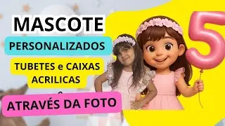 COMO FAZER MASCOTE INFANTIL 3D COM FOTO USANDO INTELIG&Ecirc;NCIA ARTIFICIAL