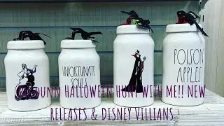 RAE DUNN HALLOWEEN HUNT WITH ME!! NEW RELEASES & DISNEY VILLIANS!!
