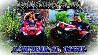 Sacamos el cuatrimoto y así nos sorprendió la ruta...😱