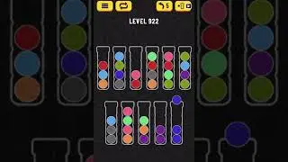 【Ball Sort Puzzle】Level.922