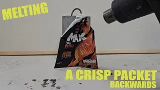 Oddly Satisfying Destruction: WALKERS MAX PUNCHY PAPRIKA CRISP PACKET [In Reverse] #46