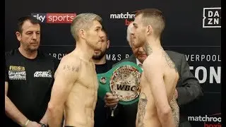 SET FOR A WAR! - LIAM SMITH v SAM EGGINGTON - OFFICIAL WEIGH IN FROM LIVERPOOL / SMITH-EGGINGTON