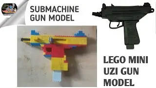 LEGO MINI UZI SUBMACHINE GUN MODEL