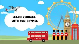 Transport Vehicles for Kids 🚗 | Car, Bus, Train Rhymes  #happytappykids #educationalvideo
