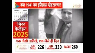 1941 and 2025 Calendar History