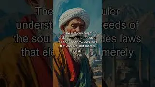 The virtuous ruler understands the needs of the soul and provides laws that elevate, not merely rest