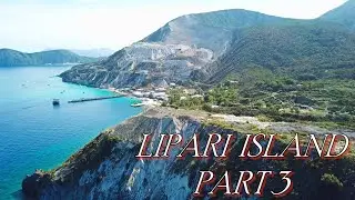 Lipari island (Italy) bird's eye view. Part 3; Bellissima isola di Lipari dalla vista aerea. Parte 3